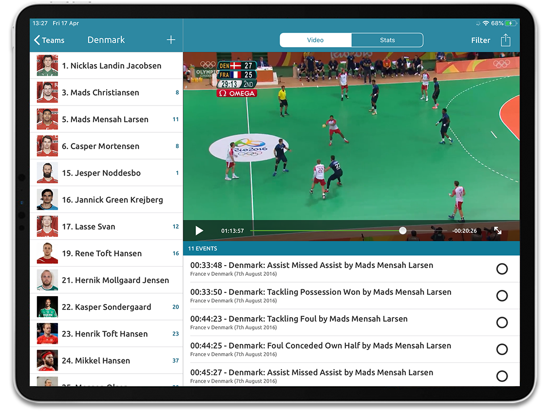 Handball Performance Analysis Software Video Analysis
